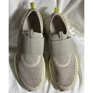 Sorel Kinetic Impact Shoes Womens Sz 10 Beige Yellow Strap Slip On Trainers